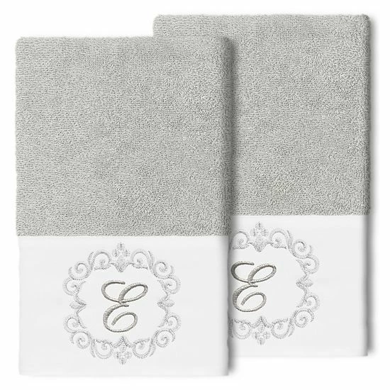 Linum Home Textiles Turkish Cotton Monica 2-piece Embellished Hand Towel Set 14 Linum Home Textiles Turkish Cotton Monica 2-piece Embellished Hand Towel Set - Image 14