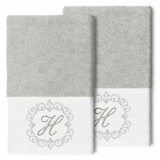 Linum Home Textiles Turkish Cotton Monica 2-piece Embellished Hand Towel Set 18 Linum Home Textiles Turkish Cotton Monica 2-piece Embellished Hand Towel Set - Image 18