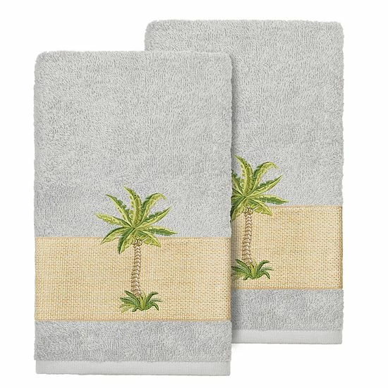 Linum Home Textiles Colton Embellished Hand Towel Set White Linum Home Textiles Colton Embellished Hand Towel Set White -Linum Home Textiles store unnamed file 2583