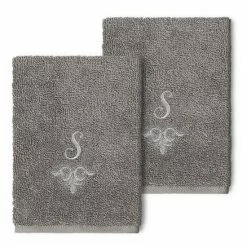 Linum Home Textiles Turkish Cotton Monica 2-packEmbellished Washcloth Set