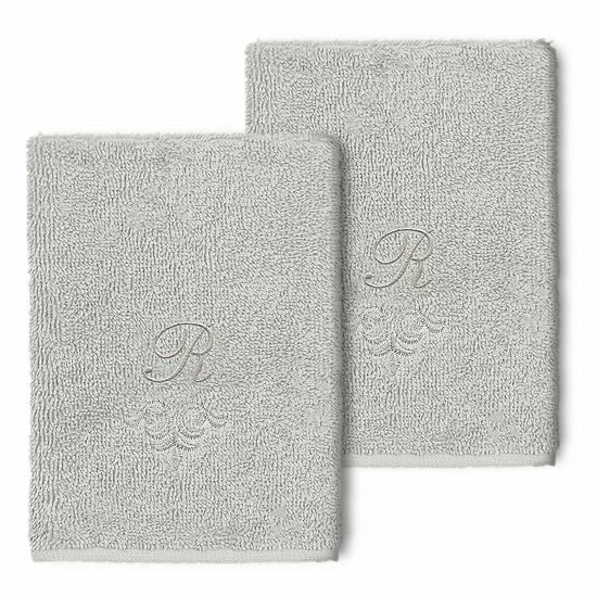 Linum Home Textiles Turkish Cotton Monica 2-piece Embellished Washcloth Set 10 Linum Home Textiles Turkish Cotton Monica 2-piece Embellished Washcloth Set - Image 10