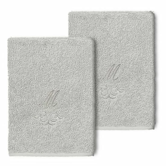 Linum Home Textiles Turkish Cotton Monica 2-piece Embellished Washcloth Set 11 Linum Home Textiles Turkish Cotton Monica 2-piece Embellished Washcloth Set - Image 11