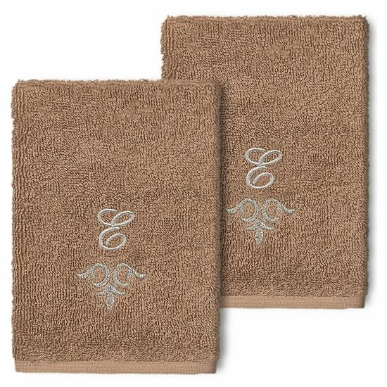 Linum Home Textiles Turkish Cotton Monica 2-piece Embellished Washcloth Set 10 Linum Home Textiles Turkish Cotton Monica 2-piece Embellished Washcloth Set - Image 10