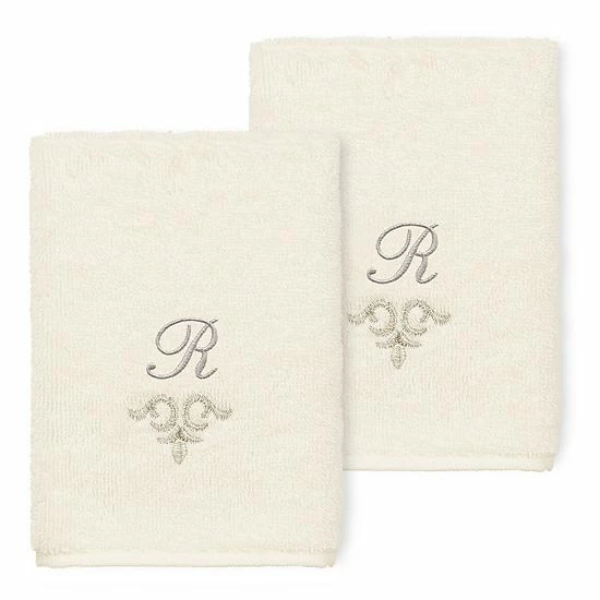 Linum Home Textiles Turkish Cotton Monica Embellished Washcloth Set 8 Linum Home Textiles Turkish Cotton Monica Embellished Washcloth Set - Image 8