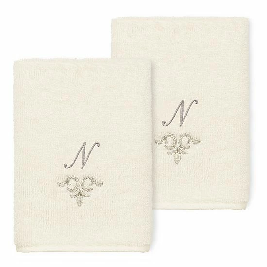 Linum Home Textiles Turkish Cotton Monica Embellished Washcloth Set 11 Linum Home Textiles Turkish Cotton Monica Embellished Washcloth Set - Image 11