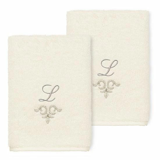 Linum Home Textiles Turkish Cotton Monica Embellished Washcloth Set 14 Linum Home Textiles Turkish Cotton Monica Embellished Washcloth Set - Image 14