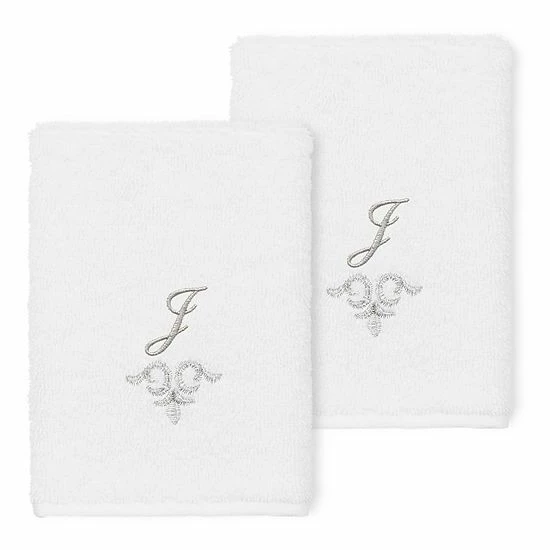 Linum Home Textiles Turkish Cotton Monica 2-piece Embellished Washcloth Set 11 Linum Home Textiles Turkish Cotton Monica 2-piece Embellished Washcloth Set - Image 11