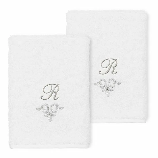 Linum Home Textiles Turkish Cotton Monica 2-piece Embellished Washcloth Set 13 Linum Home Textiles Turkish Cotton Monica 2-piece Embellished Washcloth Set - Image 13