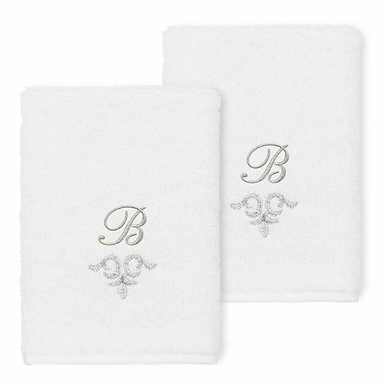 Linum Home Textiles Turkish Cotton Monica 2-piece Embellished Washcloth Set 14 Linum Home Textiles Turkish Cotton Monica 2-piece Embellished Washcloth Set - Image 14