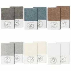 Linum Home Textiles Turkish Cotton Monica 2-piece Embellished Hand Towel Set -Linum Home Textiles store unnamed file 2756