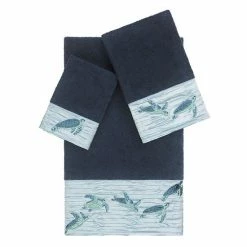 Linum Home Textiles Turkish Cotton Mia 3-piece Embellished Towel Set Midnight Blue 20 Linum Home Textiles Turkish Cotton Mia 3-piece Embellished Towel Set Midnight Blue -Linum Home Textiles store unnamed file 276