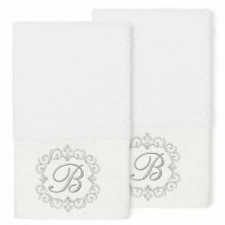 Linum Home Textiles Turkish Cotton Monica 2-piece Embellished Hand Towel Set -Linum Home Textiles store unnamed file 2760