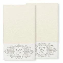 Linum Home Textiles Turkish Cotton Monica 2-piece Embellished Bath Towel Set -Linum Home Textiles store unnamed file 2855