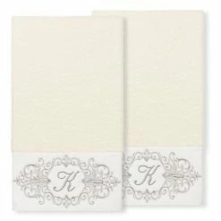 Linum Home Textiles Turkish Cotton Monica 2-piece Embellished Bath Towel Set -Linum Home Textiles store unnamed file 2857