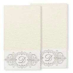 Linum Home Textiles Turkish Cotton Monica 2-piece Embellished Bath Towel Set -Linum Home Textiles store unnamed file 2862