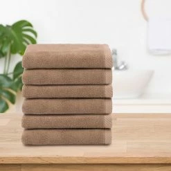 Linum Home Textiles 6-piece Turkish Cotton Ediree Fingertip Towel Set Beige -Linum Home Textiles store unnamed file 289