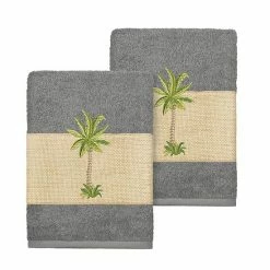 Linum Home Textiles Colton Embellished Washcloth Set Midnight Blue 9 Linum Home Textiles Colton Embellished Washcloth Set Midnight Blue -Linum Home Textiles store unnamed file 2892