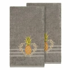 Linum Home Textiles Turkish Cotton Welcome Embellished Bath Towel Set Teal -Linum Home Textiles store unnamed file 2966