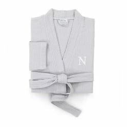 Linum Home Textiles Turkish Cotton Smyrna Personalized Luxury Robe