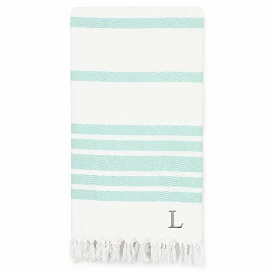 Linum Home Textiles Turkish Cotton Herringbone Personalized Pestemal Beach Towel 8 Linum Home Textiles Turkish Cotton Herringbone Personalized Pestemal Beach Towel - Image 8