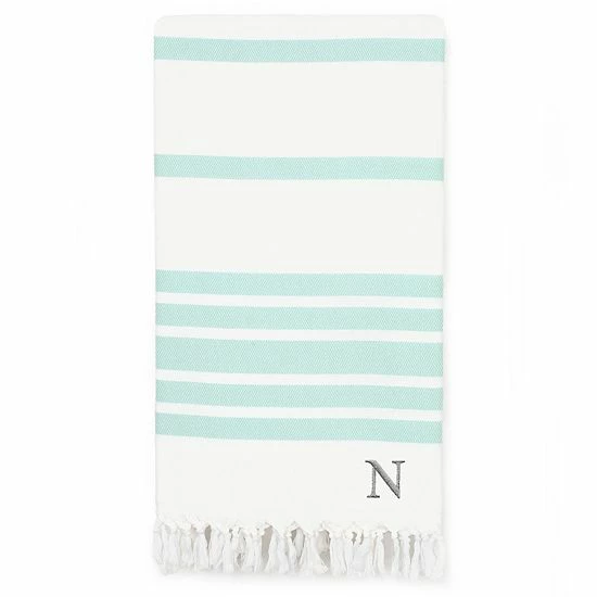 Linum Home Textiles Turkish Cotton Herringbone Personalized Pestemal Beach Towel 13 Linum Home Textiles Turkish Cotton Herringbone Personalized Pestemal Beach Towel - Image 13