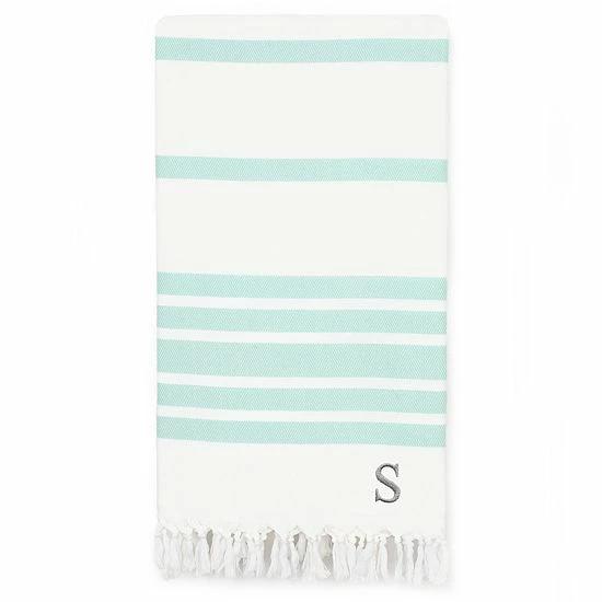 Linum Home Textiles Turkish Cotton Herringbone Personalized Pestemal Beach Towel 15 Linum Home Textiles Turkish Cotton Herringbone Personalized Pestemal Beach Towel - Image 15