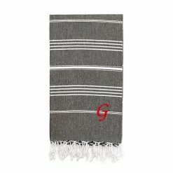 Linum Home Textiles Turkish Cotton Lucky Personalized Pestemal Beach Towel