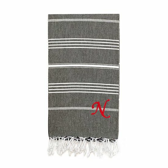 Linum Home Textiles Turkish Cotton Lucky Personalized Pestemal Beach Towel 12 Linum Home Textiles Turkish Cotton Lucky Personalized Pestemal Beach Towel - Image 12