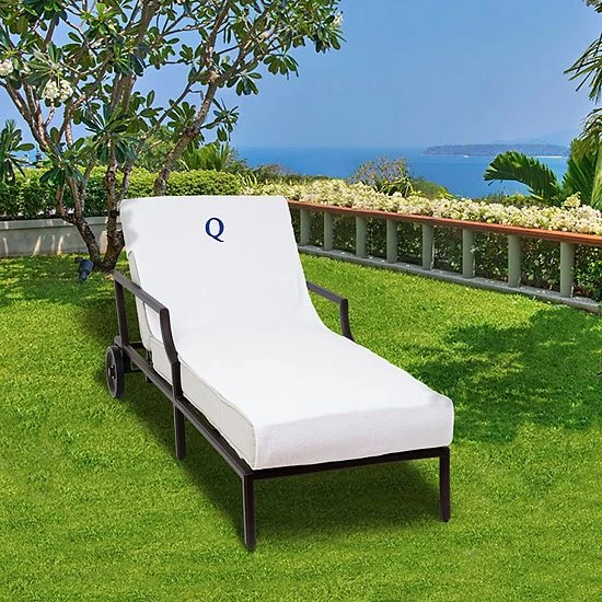 Linum Home Textiles Turkish Cotton Personalized Chaise Lounge Chair Slipcover 2 Linum Home Textiles Turkish Cotton Personalized Chaise Lounge Chair Slipcover - Image 2