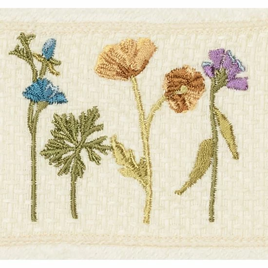 Linum Home Textiles Serenity Embellished Washcloth Set Teal 2 Linum Home Textiles Serenity Embellished Washcloth Set Teal - Image 2