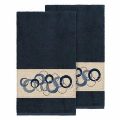 Linum Home Textiles Turkish Cotton Annabelle Embellished Bath Towel Set White 4 Linum Home Textiles Turkish Cotton Annabelle Embellished Bath Towel Set White -Linum Home Textiles store unnamed file 3225