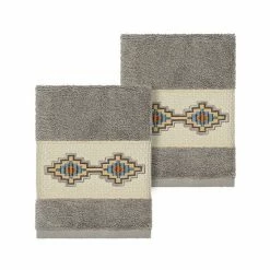 Linum Home Textiles Turkish Cotton Gianna Embellished Washcloth Set White -Linum Home Textiles store unnamed file 3274
