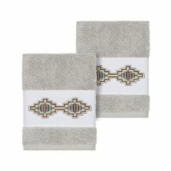 Linum Home Textiles Turkish Cotton Gianna Embellished Washcloth Set White -Linum Home Textiles store unnamed file 3276