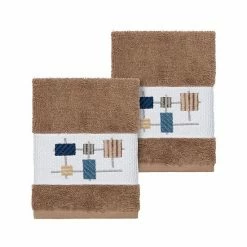 Linum Home Textiles Turkish Cotton Khloe Embellished Washcloth Set Light Gray -Linum Home Textiles store unnamed file 3283