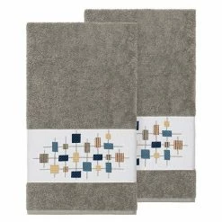 Linum Home Textiles Turkish Cotton Khloe Embellished Bath Towel Set Light Gray 10 Linum Home Textiles Turkish Cotton Khloe Embellished Bath Towel Set Light Gray -Linum Home Textiles store unnamed file 3290