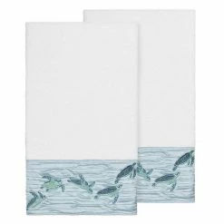 Linum Home Textiles Turkish Cotton Mia Embellished Bath Towel Set Cream -Linum Home Textiles store unnamed file 3299