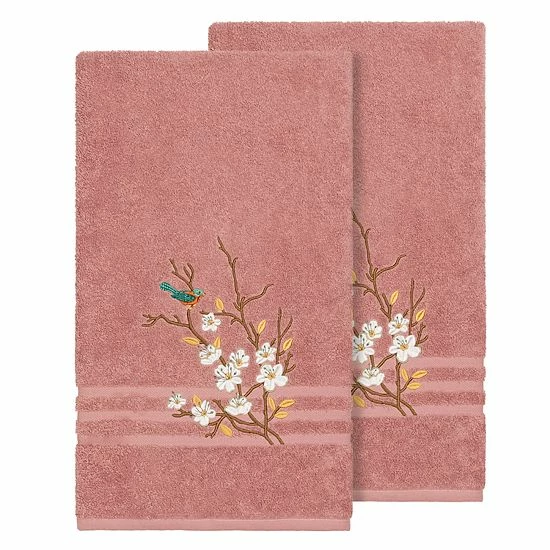 Linum Home Textiles Turkish Cotton Spring Time Embellished Bath Towel Set Tea Rose Linum Home Textiles Turkish Cotton Spring Time Embellished Bath Towel Set Tea Rose -Linum Home Textiles store unnamed file 3318