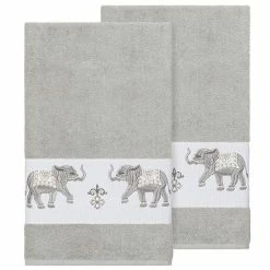 Linum Home Textiles Turkish Cotton Quinn Embellished Bath Towel Set Teal -Linum Home Textiles store unnamed file 3379