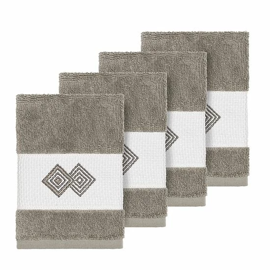 Linum Home Textiles Turkish Cotton Noah Embellished Washcloth Set Tea Rose Linum Home Textiles Turkish Cotton Noah Embellished Washcloth Set Tea Rose -Linum Home Textiles store unnamed file 3419