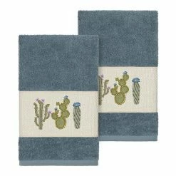 Linum Home Textiles Turkish Cotton Mila Embellished Hand Towel Set Teal 3 Linum Home Textiles Turkish Cotton Mila Embellished Hand Towel Set Teal -Linum Home Textiles store unnamed file 3431