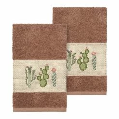 Linum Home Textiles Turkish Cotton Mila Embellished Hand Towel Set Teal 4 Linum Home Textiles Turkish Cotton Mila Embellished Hand Towel Set Teal -Linum Home Textiles store unnamed file 3432