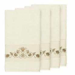 Linum Home Textiles Bella Embellished Bath Towel Tea Rose -Linum Home Textiles store unnamed file 3439