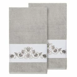 Linum Home Textiles Bella Embellished Bath Towel Tea Rose -Linum Home Textiles store unnamed file 3443