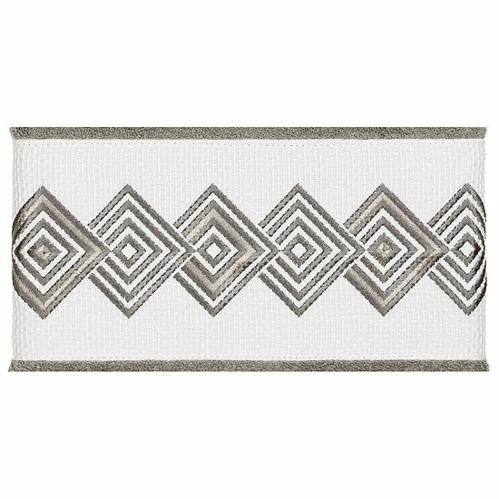 Linum Home Textiles Turkish Cotton Noah Embellished Bath Towel Set Dark Gray 3 Linum Home Textiles Turkish Cotton Noah Embellished Bath Towel Set Dark Gray - Image 3