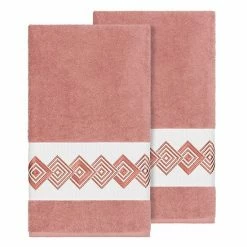 Linum Home Textiles Turkish Cotton Noah Embellished Bath Towel Set Dark Gray 16 Linum Home Textiles Turkish Cotton Noah Embellished Bath Towel Set Dark Gray -Linum Home Textiles store unnamed file 3532