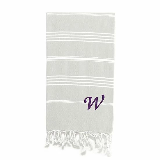 Linum Home Textiles Turkish Cotton Lucky Personalized Pestemal Beach Towel 4 Linum Home Textiles Turkish Cotton Lucky Personalized Pestemal Beach Towel - Image 4