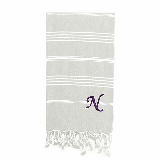 Linum Home Textiles Turkish Cotton Lucky Personalized Pestemal Beach Towel 6 Linum Home Textiles Turkish Cotton Lucky Personalized Pestemal Beach Towel - Image 6