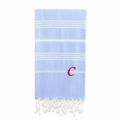 Linum Home Textiles Turkish Cotton Lucky Personalized Pestemal Beach Towel -Linum Home Textiles store unnamed file 3683