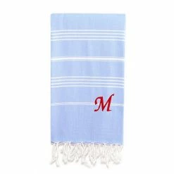 Linum Home Textiles Turkish Cotton Lucky Personalized Pestemal Beach Towel -Linum Home Textiles store unnamed file 3687