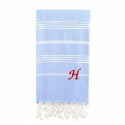 Linum Home Textiles Turkish Cotton Lucky Personalized Pestemal Beach Towel -Linum Home Textiles store unnamed file 3691